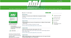 Desktop Screenshot of nigeriamedj.com